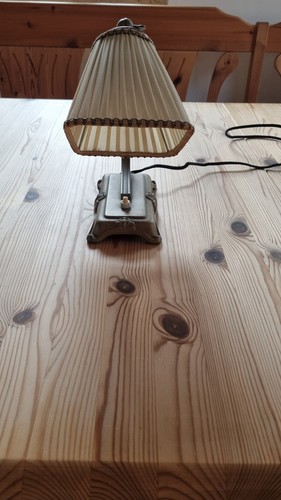 Alte tischlampe - alte,