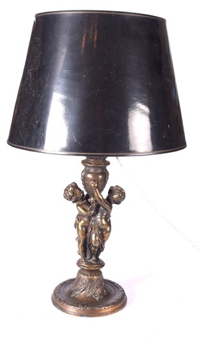 Alte tischlampe schirm - -,