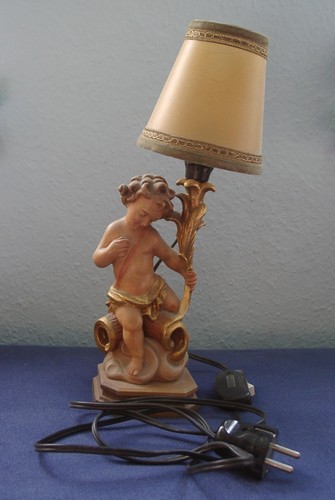 Alte lampe nachttisch engel - nachttisch,