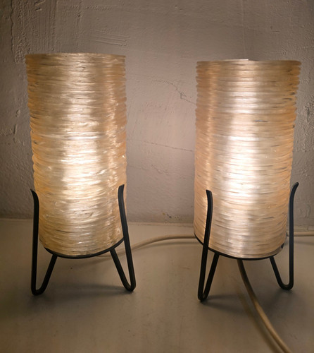 2er set nachttischlampen - set,